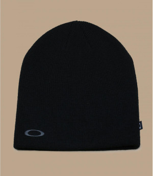 black Oakley beanie. Fine Knit Beanie blackout